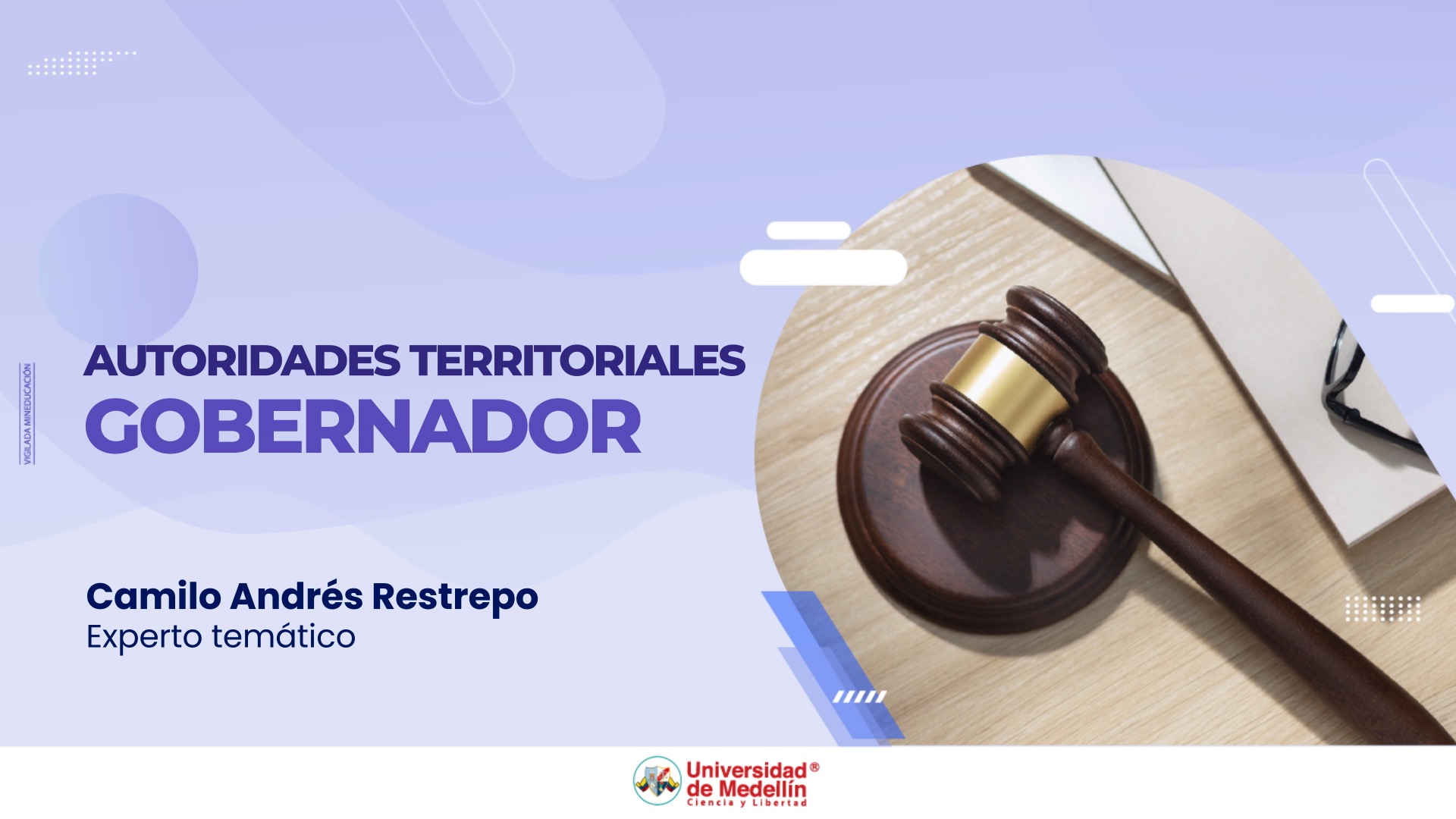 Autoridades territoriales- Gobernador