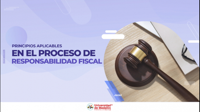 Principios aplicables en el proceso de responsabilidad fiscal