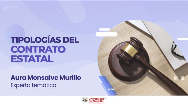 Tipologías del contrato estatal