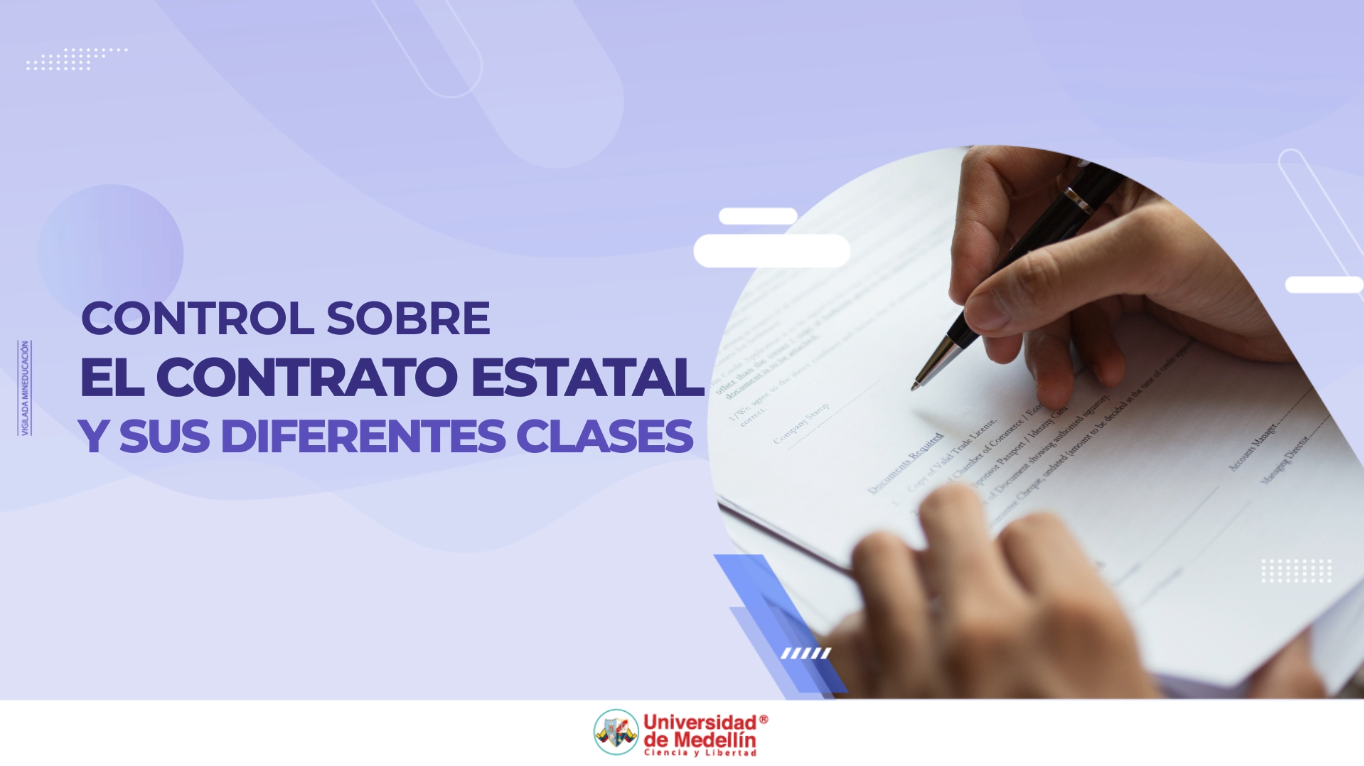 Control sobre el contrato estatal y sus diferentes clases