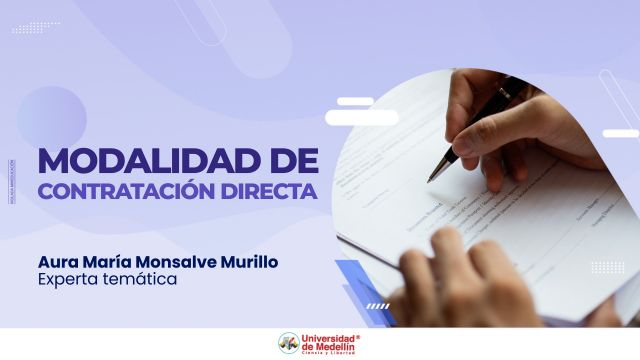 Modalidad de Contratación directa