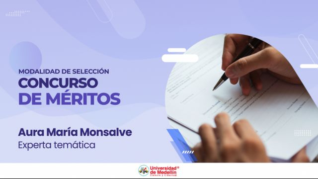 Modalidad de selección concurso de méritos