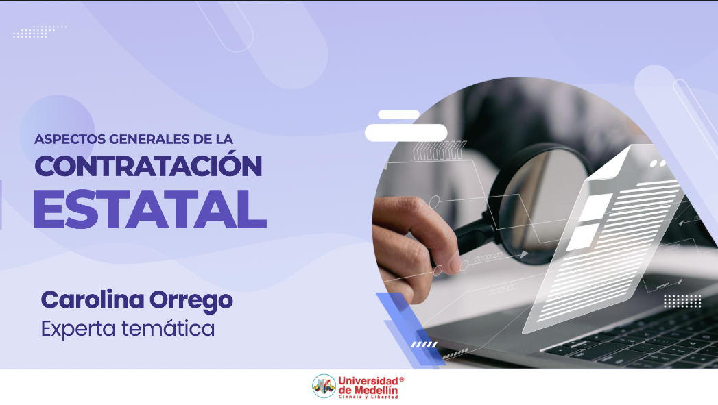 Aspectos generales de la contratación estatal
