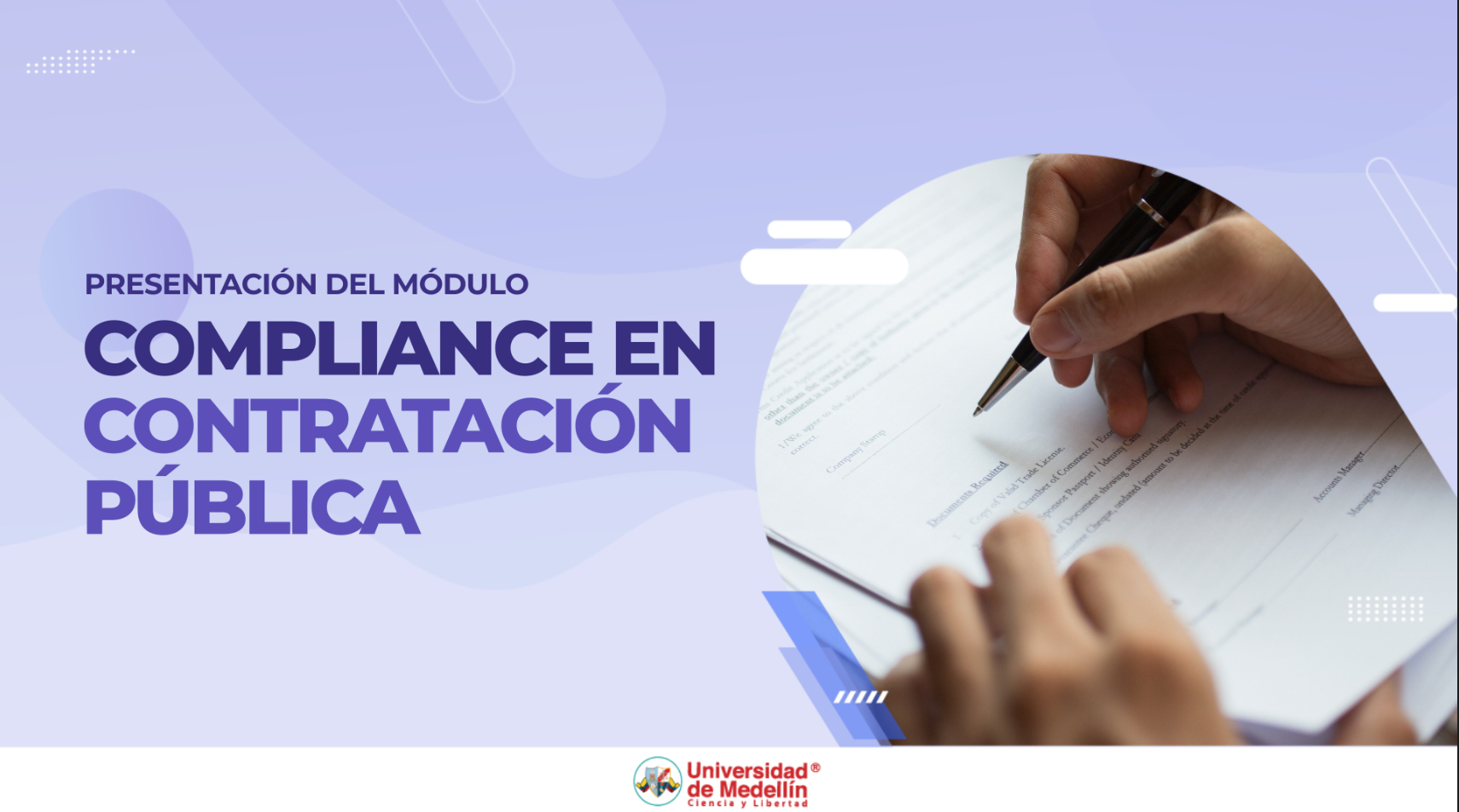 Presentación del módulo - Seminario Complementario V: Compliance en Contratación Pública