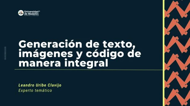 Generación de texto, imágenes y código de manera integral
