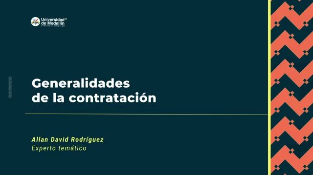 Generalidades de la contratación