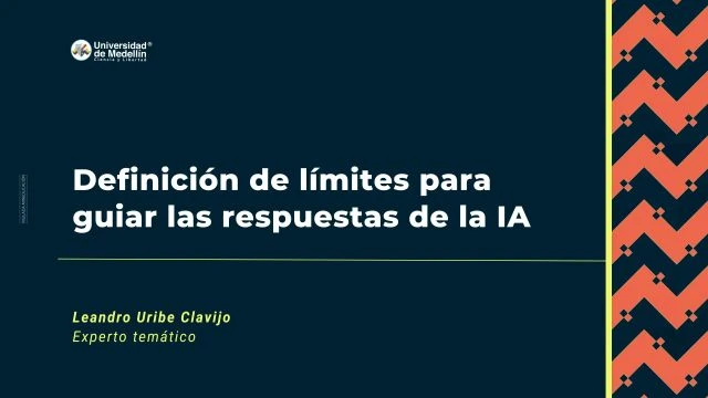 Definición de límites para guiar las respuestas de la IA