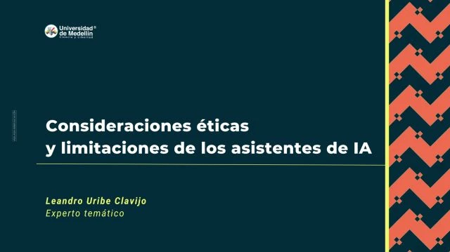 Consideraciones éticas y limitaciones de los asistentes de IA