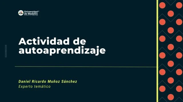 Actividad de autoaprendizaje