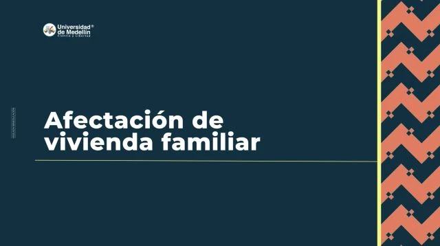 Afectación de vivienda familiar