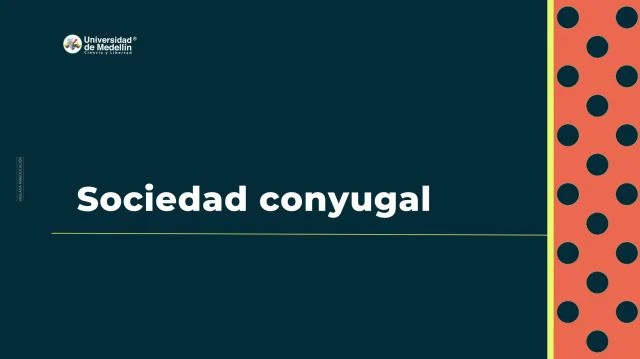 Sociedad conyugal
