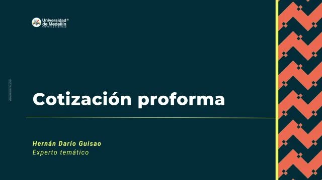 Cotización proforma