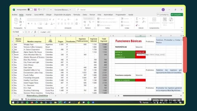 Matemáticas y Estadísticas