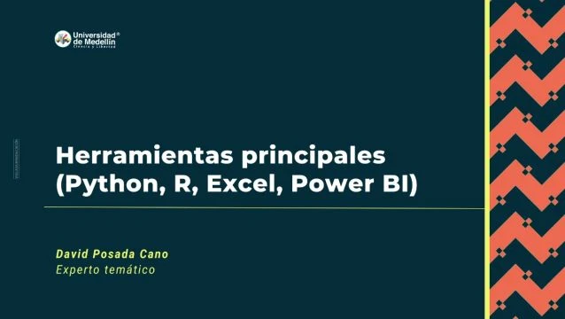 Herramientas principales (Python, R, Excel, Power BI)