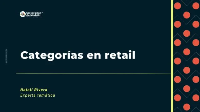 Categorías en retail