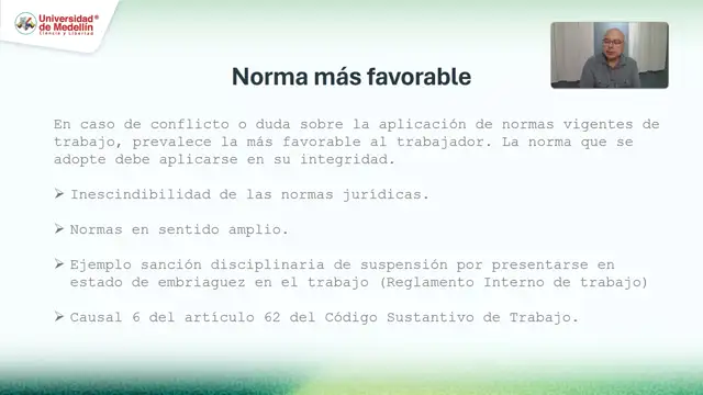 Principios rectorales del derecho laboral