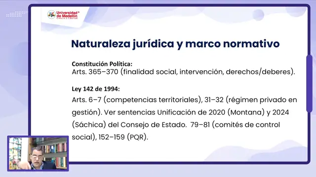 Régimen Jurídico-Usuarios y Autoridades de los SPD