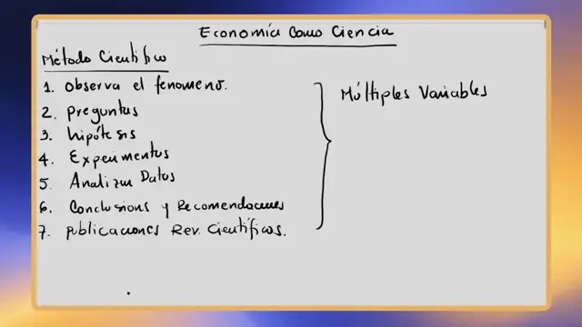 La economía como ciencia e instrumentos de análisis
