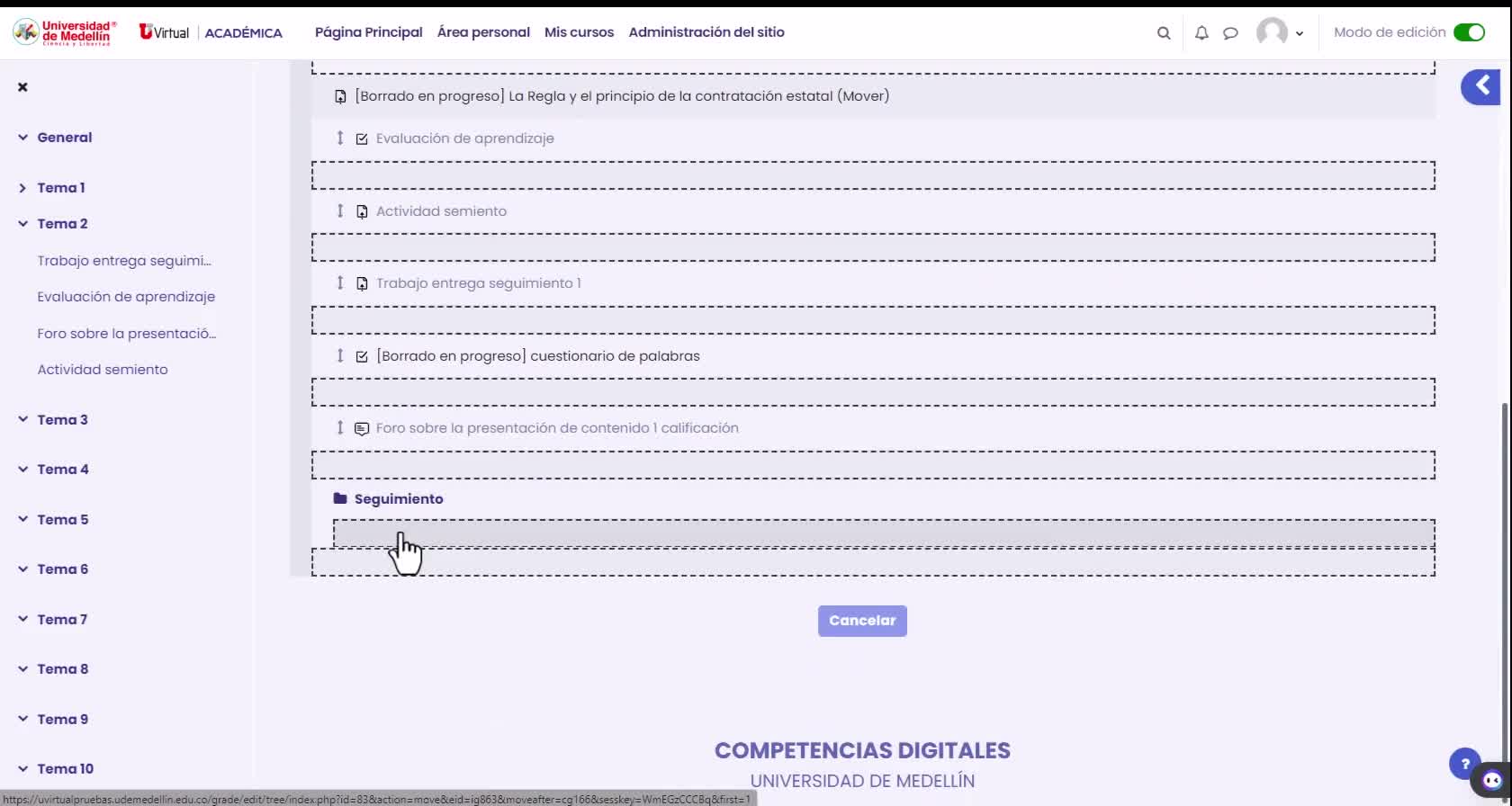 Configuro el libro de calificaciones