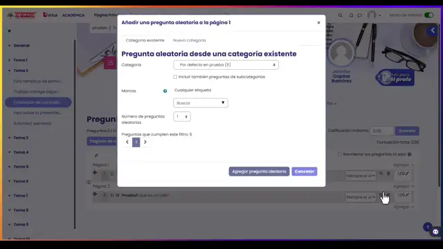 Cómo Subir Preguntas a un Cuestionario